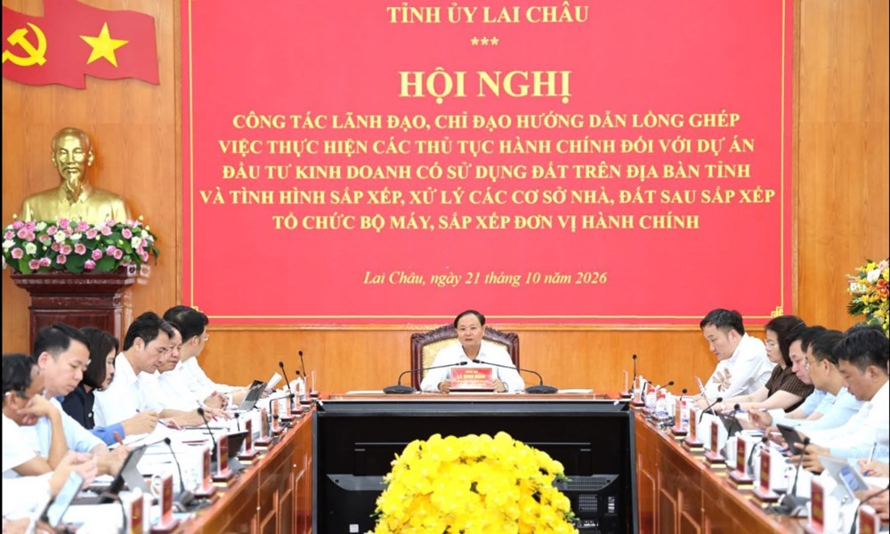 Lai Châu đẩy nhanh cải cách thủ tục đầu tư, xử lý nhà đất dôi dư