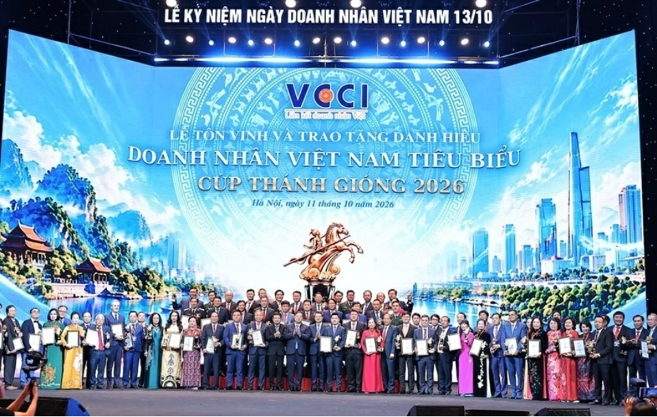 Vinh danh 100 doanh nhân tiêu biểu - Cúp Thánh Gióng 2026