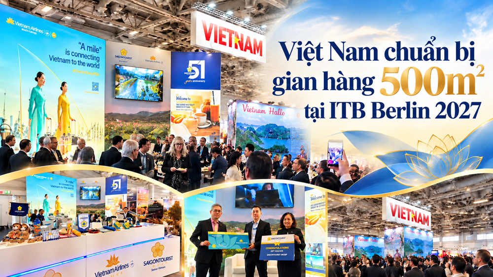 Việt Nam chuẩn bị gian hàng 500m² tại ITB Berlin 2027