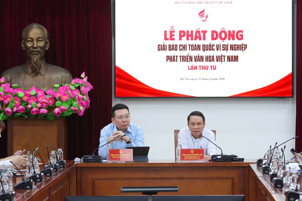 Phát động Giải Báo chí toàn quốc “Vì sự nghiệp phát triển Văn hoá Việt Nam” lần thứ Tư: Kỳ vọng vào một mùa Giải với nhiều tác phẩm chất lượng