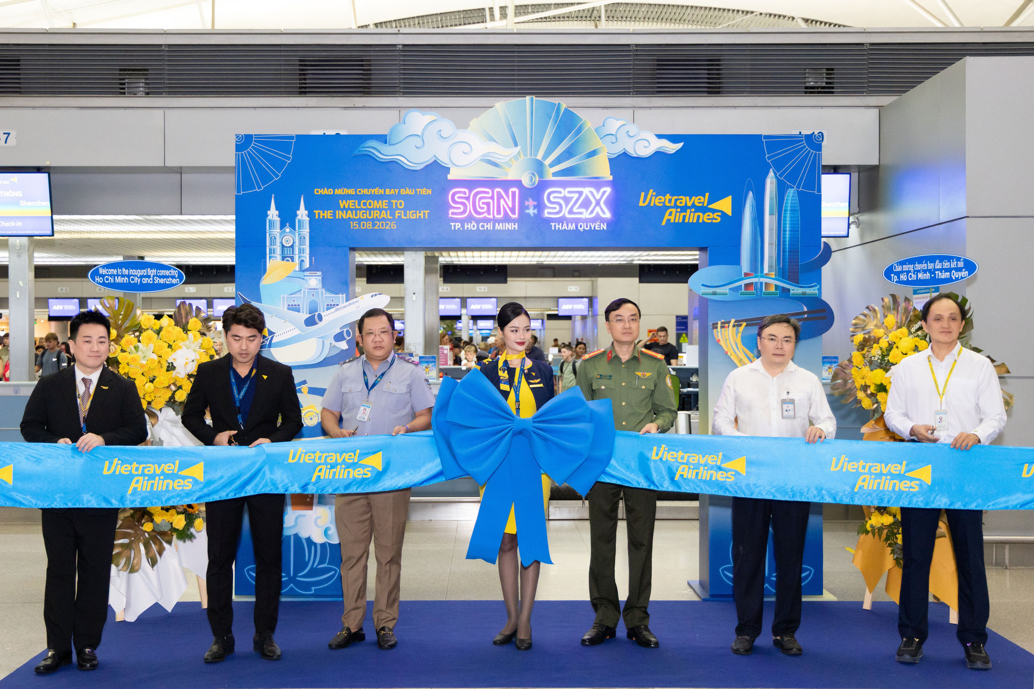 Vietravel Airlines khai trương đường bay thẳng TP.HCM - Thâm Quyến
