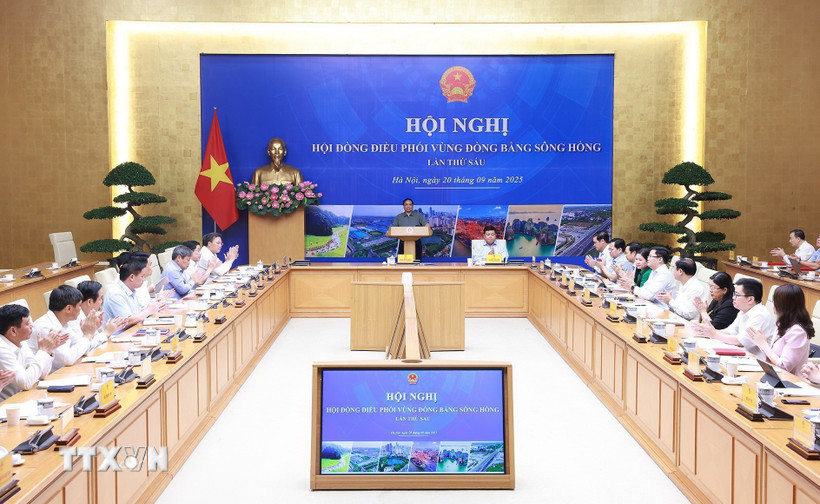 Thủ tướng chủ trì Hội nghị Hội đồng điều phối vùng Đồng bằng sông Hồng