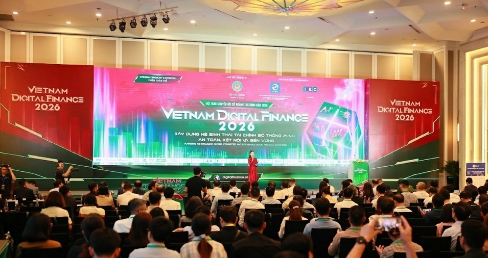 Khai mạc Hội thảo và Triển lãm Tài chính số Việt Nam 2026: 'Xây dựng hệ sinh thái tài chính số thông minh, an toàn, kết nối và bền vững'