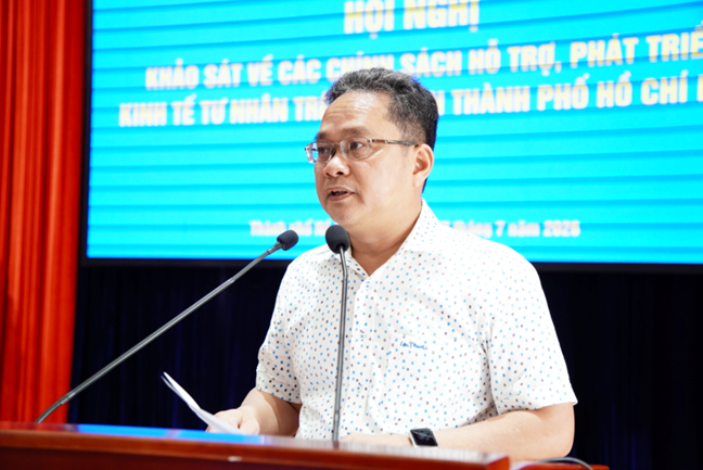 Thành phố Hồ Chí Minh: Hội nghị khảo sát về các chính sách hỗ trợ, phát triển kinh tế tư nhân trên địa bàn thành phố