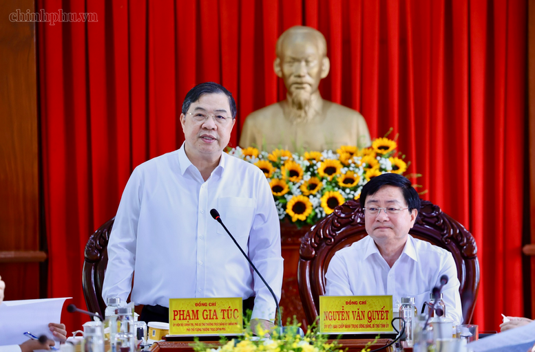 Phó Thủ tướng Thường trực Phạm Gia Túc: Tây Ninh phấn đấu tăng trưởng năm 2026 từ 10,5% trở lên