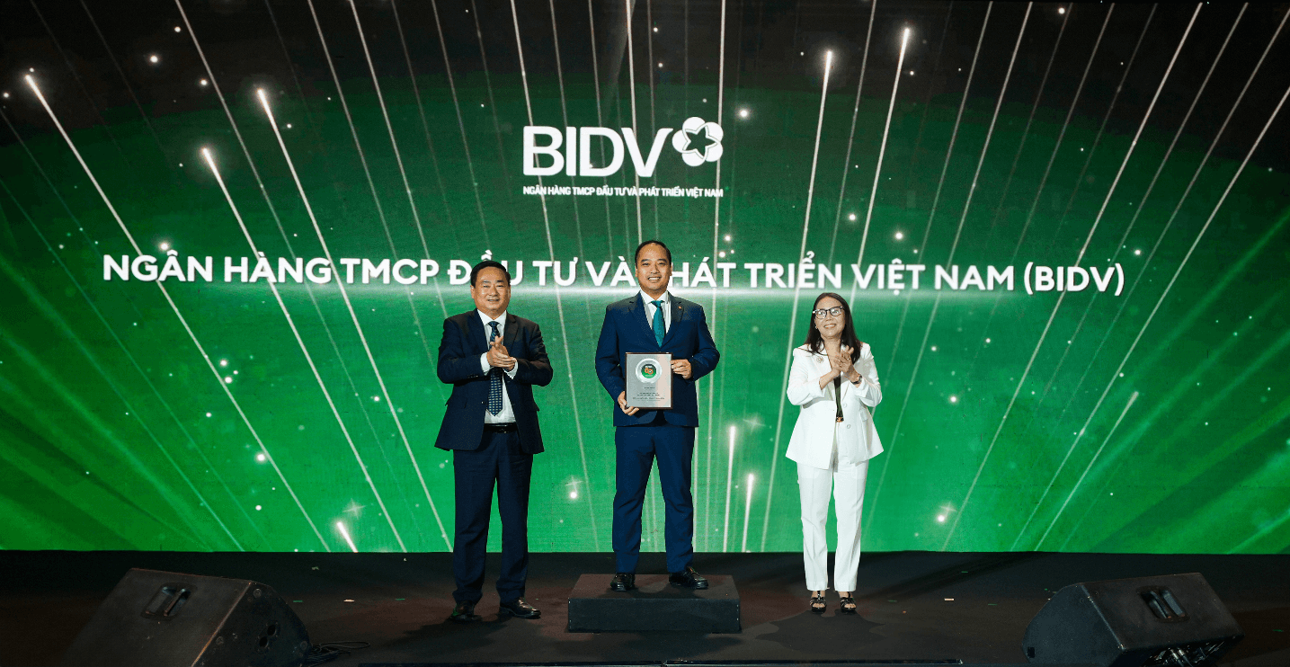 BIDV - Top 50 Doanh nghiệp dẫn đầu về ESG