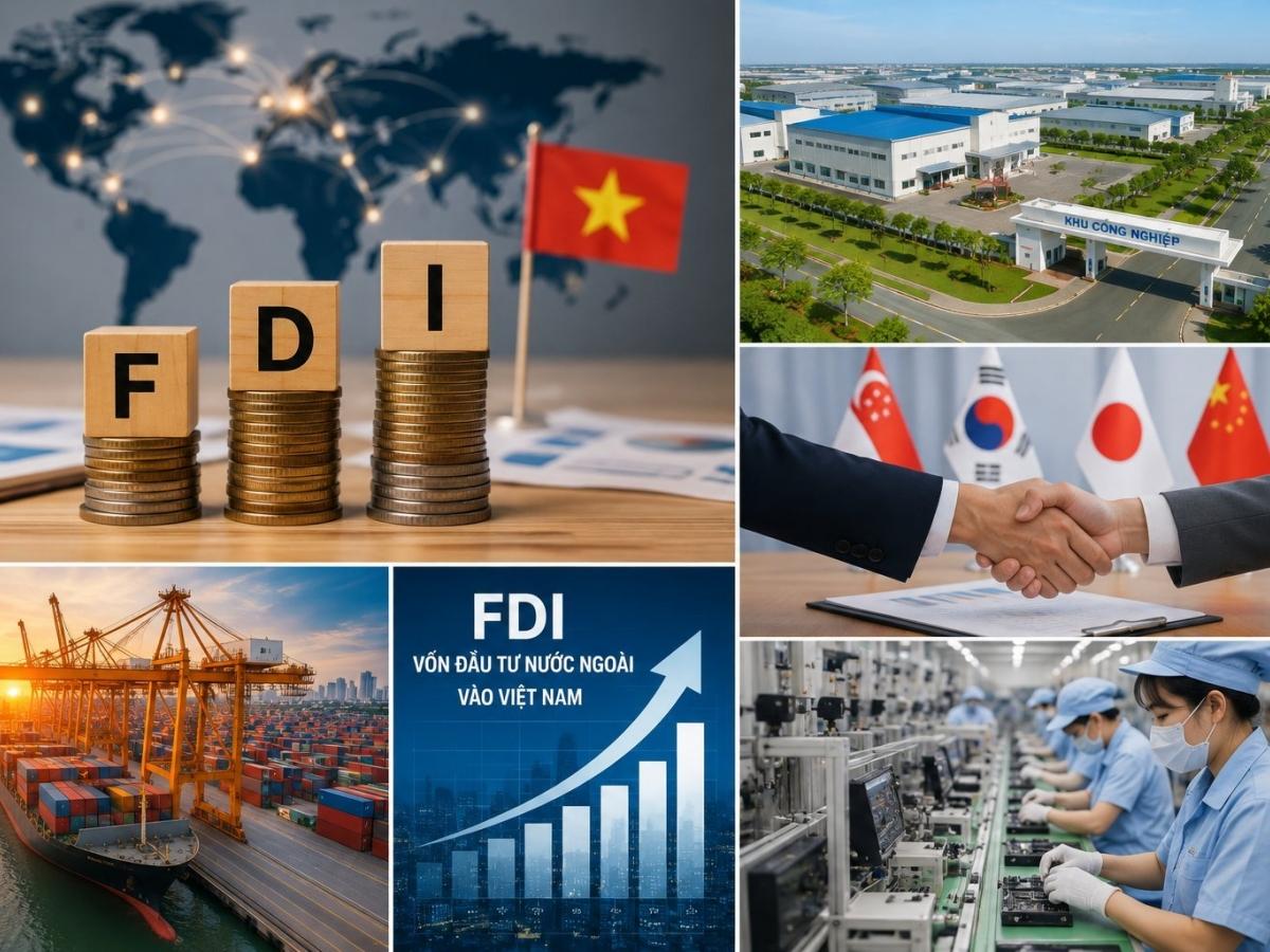 9 tháng năm 2026: Vốn FDI thực hiện đạt hơn 21 tỷ USD, cao nhất cùng kỳ 5 năm qua