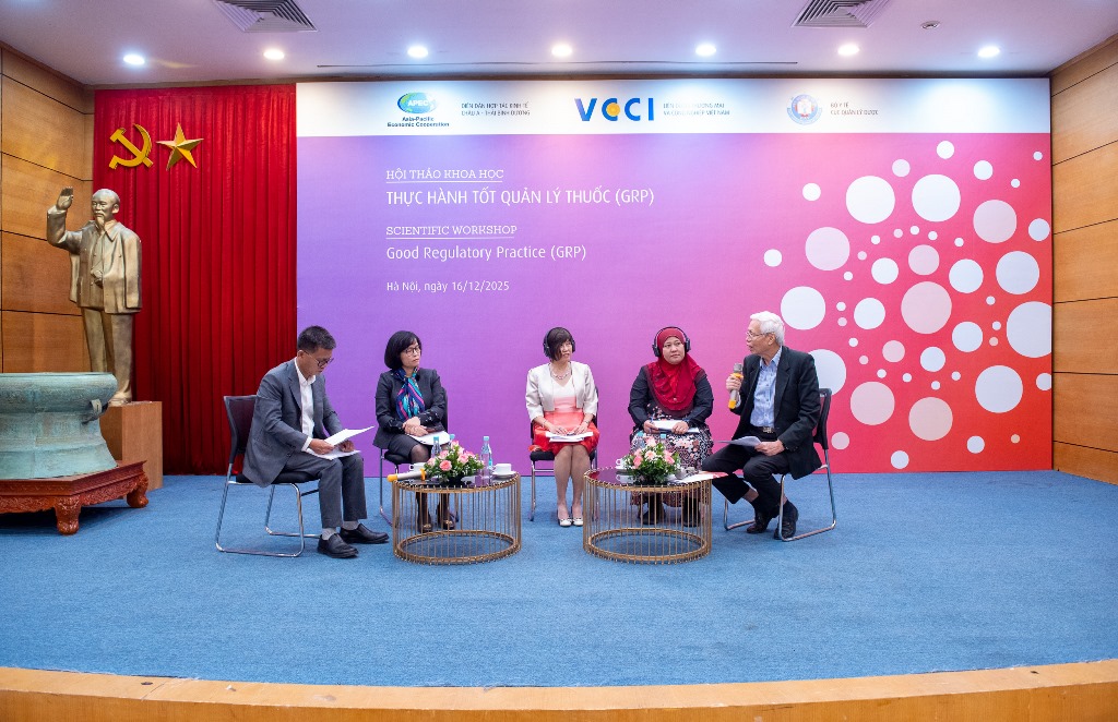 Hội thảo khoa học quốc tế về ngành Dược “Nâng cao năng lực cho các doanh nghiệp và cơ quan quản lý trong thực hành tốt về đăng ký, quản lý thuốc và thực thi hiệu quả pháp luật về dược” ngày 16/12/2025