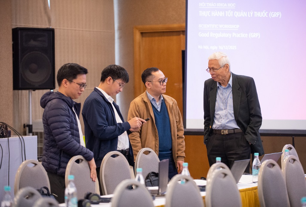 Hội thảo khoa học quốc tế về ngành Dược “Nâng cao năng lực cho các doanh nghiệp và cơ quan quản lý trong thực hành tốt về đăng ký, quản lý thuốc và thực thi hiệu quả pháp luật về dược” ngày 16/12/2025