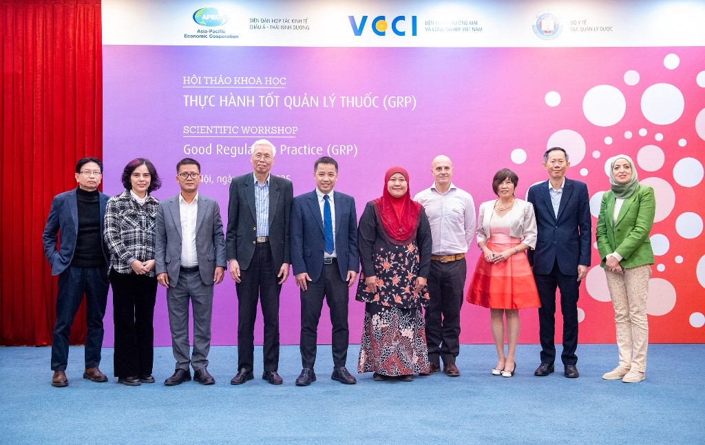 Hội thảo khoa học quốc tế về ngành Dược “Nâng cao năng lực cho các doanh nghiệp và cơ quan quản lý trong thực hành tốt về đăng ký, quản lý thuốc và thực thi hiệu quả pháp luật về dược” ngày 16/12/2025