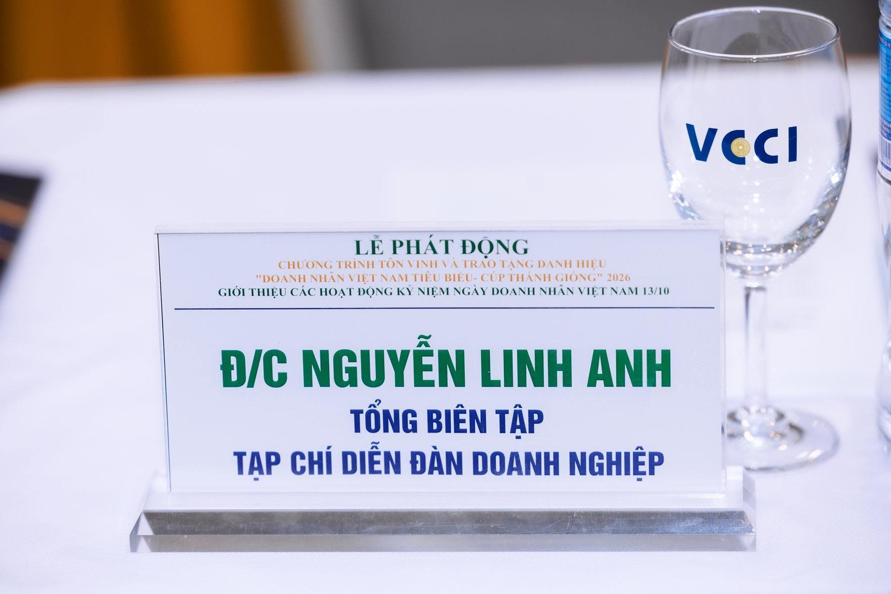 “Doanh nhân Việt Nam tiêu biểu - Cúp Thánh Gióng” 11/8/2026
