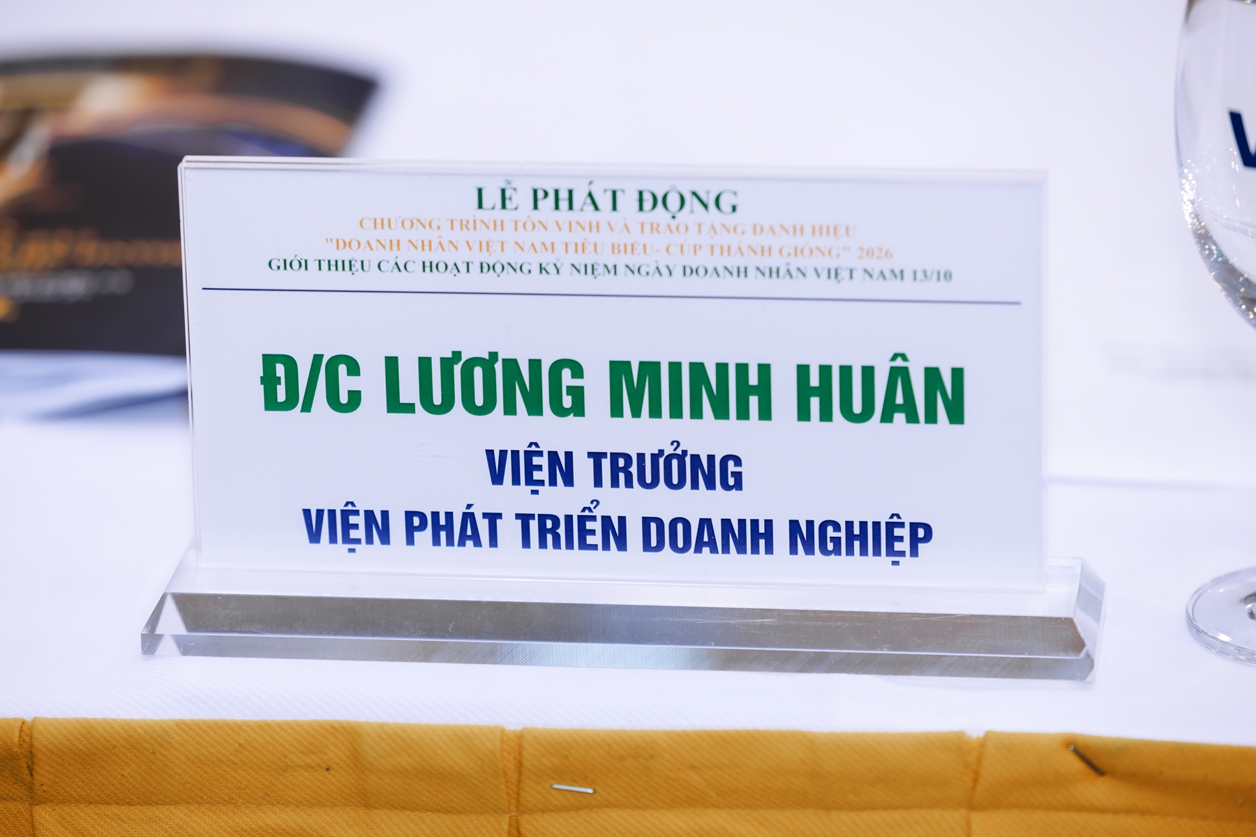 “Doanh nhân Việt Nam tiêu biểu - Cúp Thánh Gióng” 11/8/2026