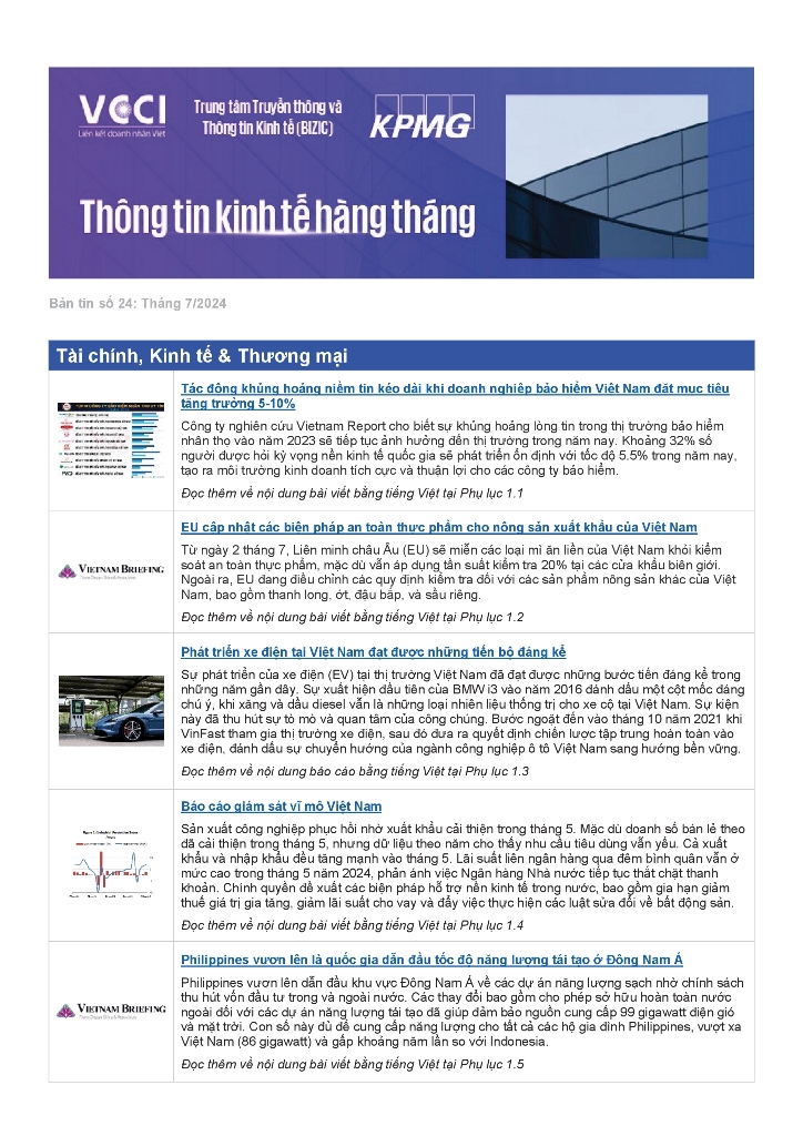 Bản tin VCCI - KMPG số 24