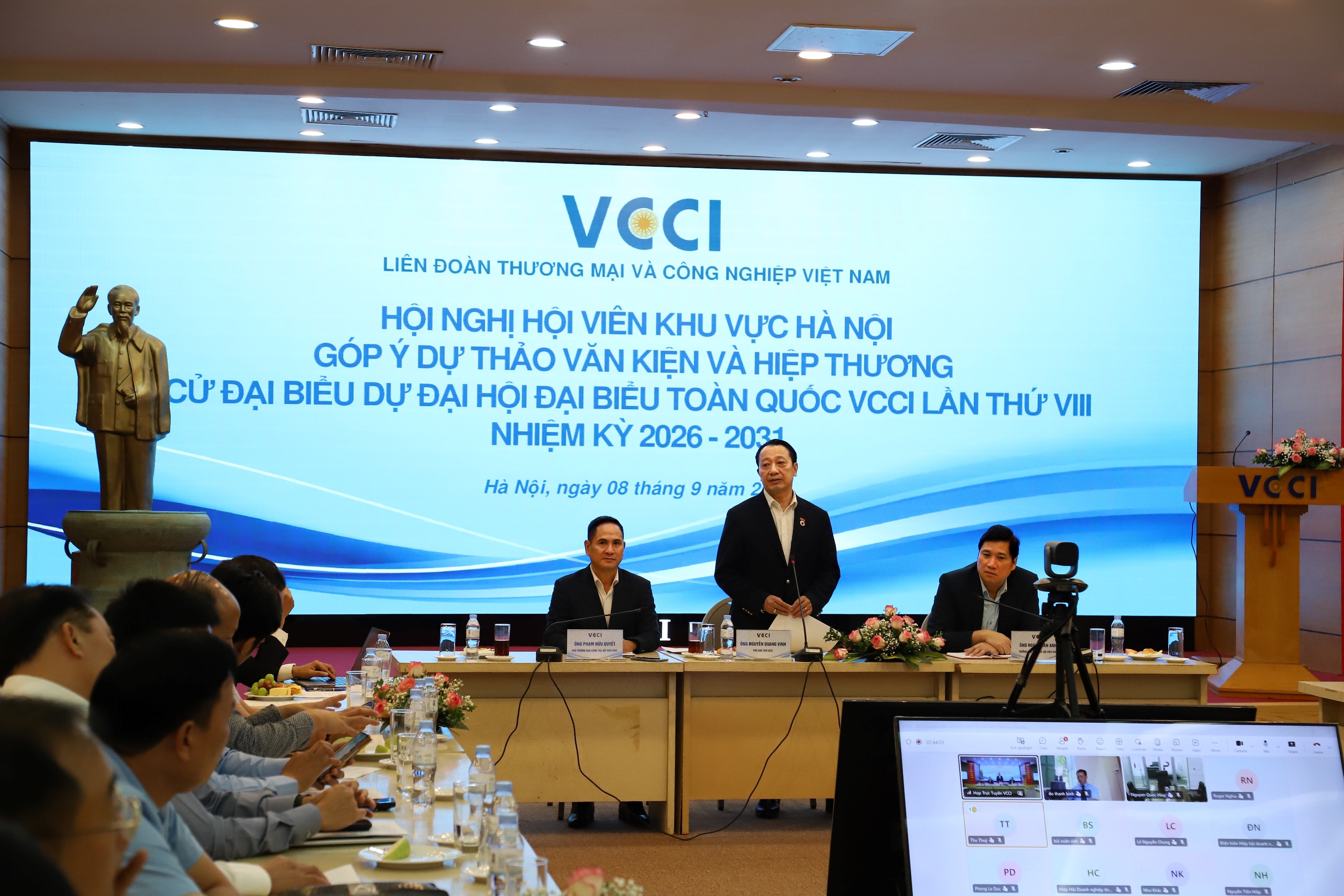Hội nghị góp ý Dự thảo Văn kiện và hiệp thương cử đại biểu dự Đại hội đại biểu toàn quốc VCCI lần thứ VIII 08/9/2026