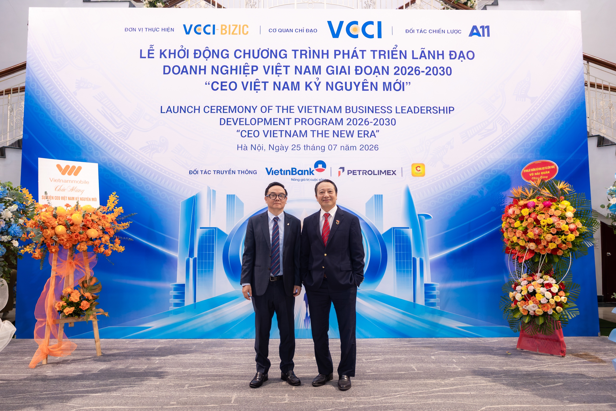 Lễ khởi động Chương trình phát triển lãnh đạo Doanh nghiệp Việt Nam “CEO Việt Nam Kỷ nguyên mới” 25/7/2026