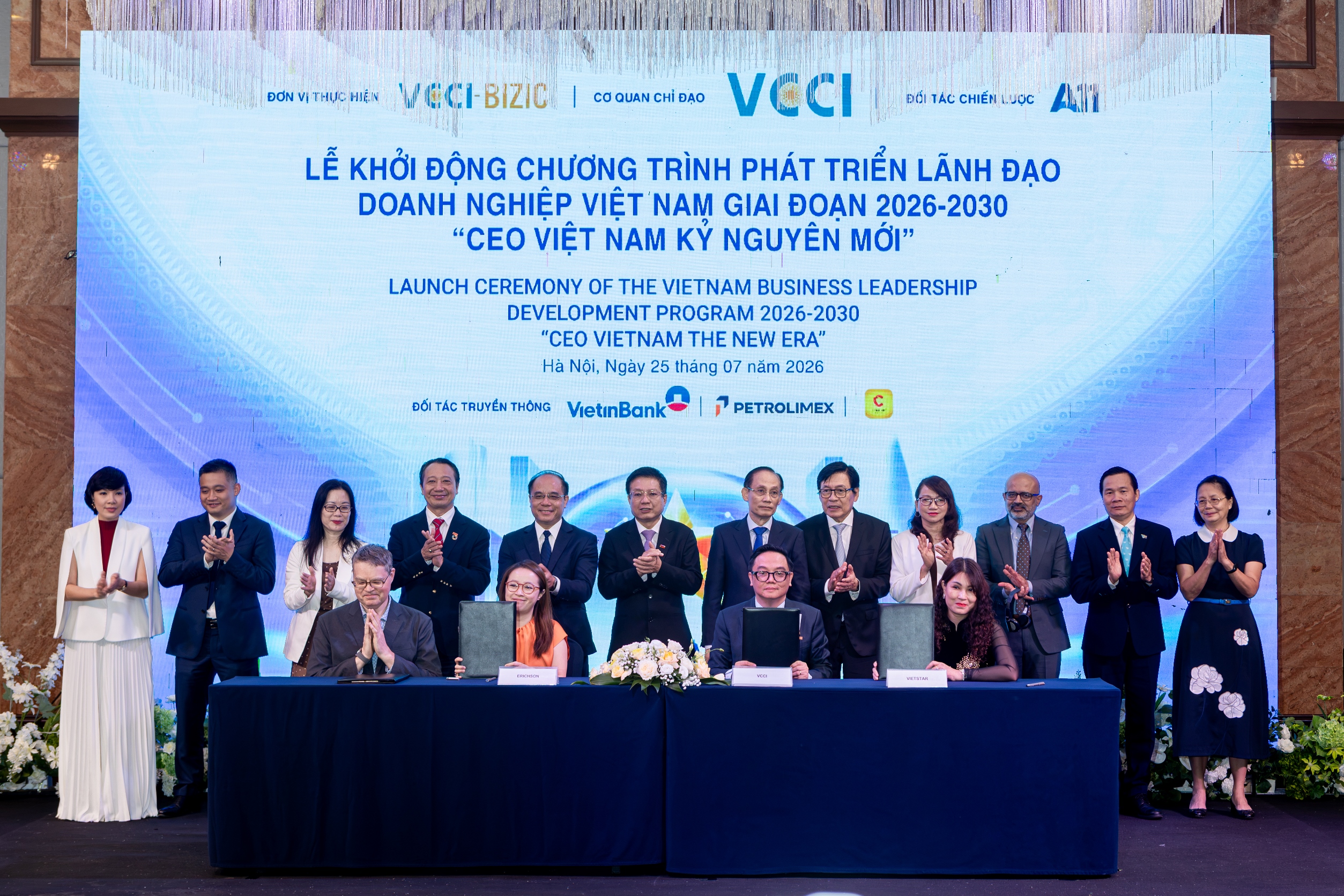 Lễ khởi động Chương trình phát triển lãnh đạo Doanh nghiệp Việt Nam “CEO Việt Nam Kỷ nguyên mới” 25/7/2026