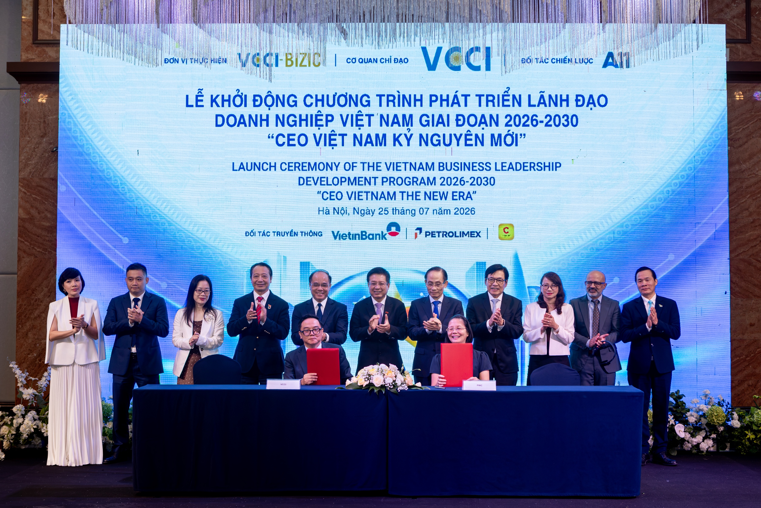 Lễ khởi động Chương trình phát triển lãnh đạo Doanh nghiệp Việt Nam “CEO Việt Nam Kỷ nguyên mới” 25/7/2026