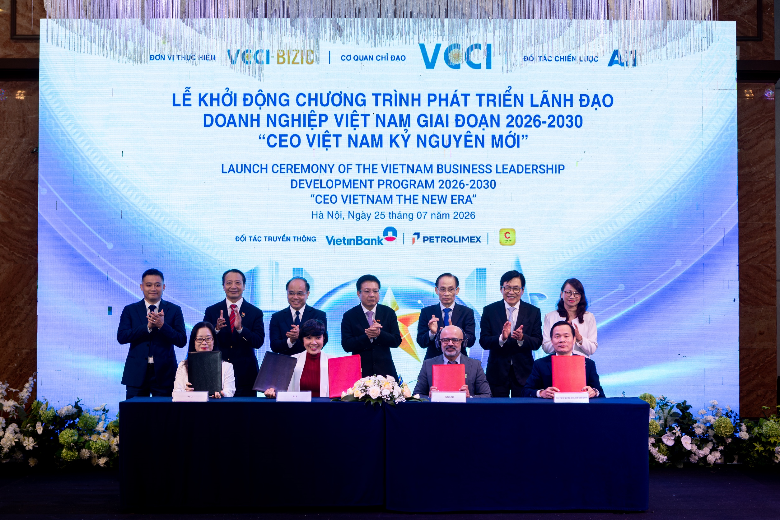 Lễ khởi động Chương trình phát triển lãnh đạo Doanh nghiệp Việt Nam “CEO Việt Nam Kỷ nguyên mới” 25/7/2026