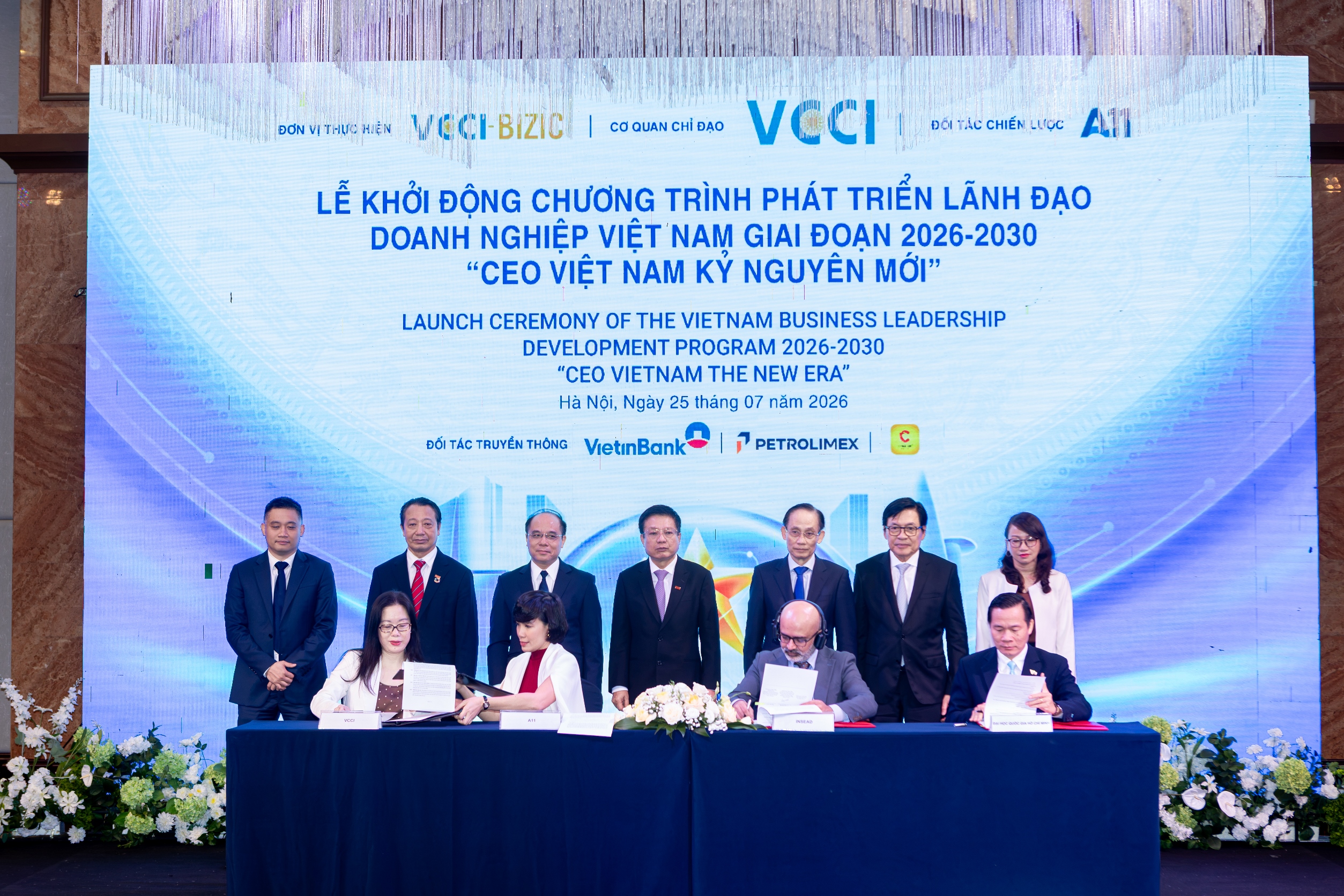 Lễ khởi động Chương trình phát triển lãnh đạo Doanh nghiệp Việt Nam “CEO Việt Nam Kỷ nguyên mới” 25/7/2026