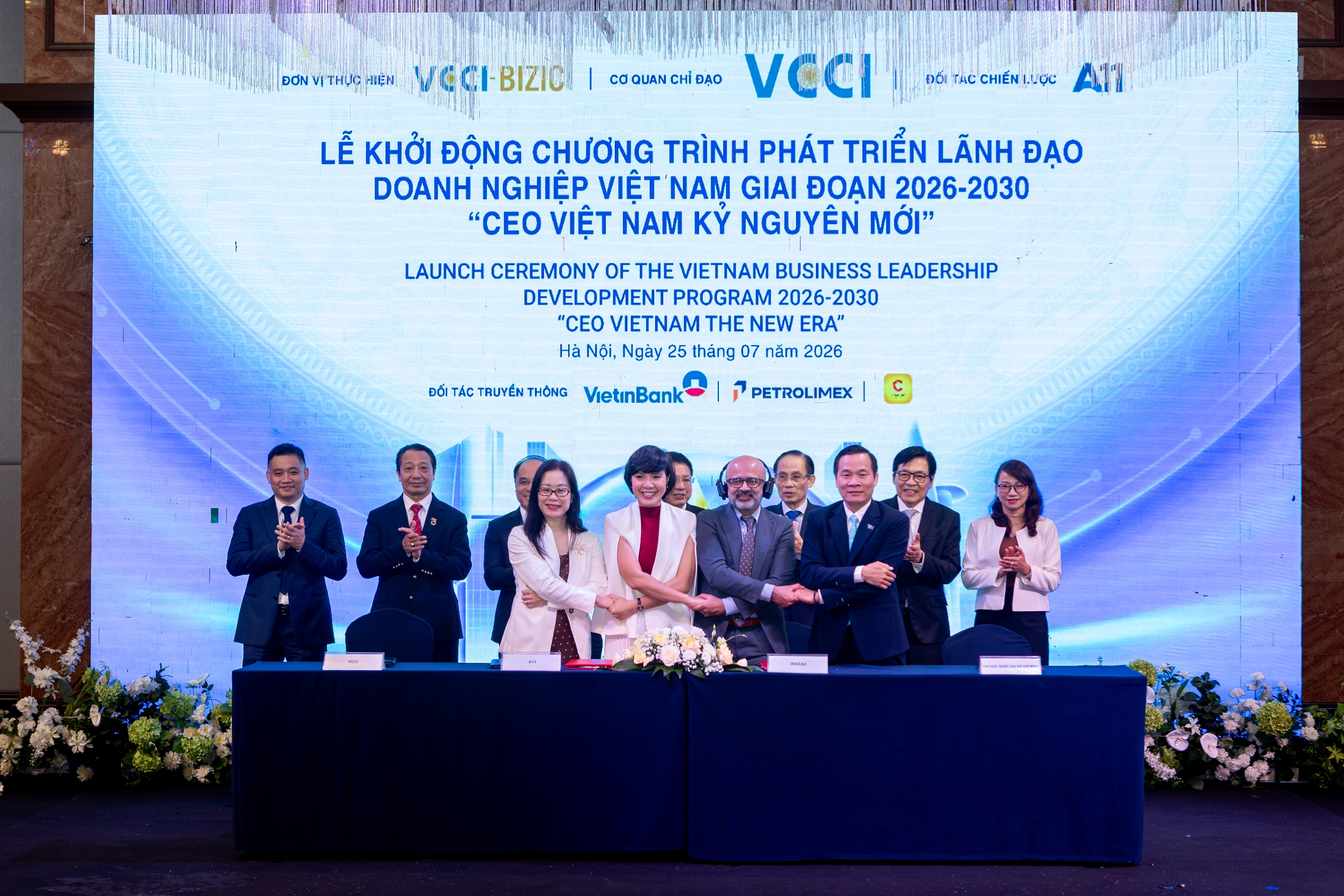 Lễ khởi động Chương trình phát triển lãnh đạo Doanh nghiệp Việt Nam “CEO Việt Nam Kỷ nguyên mới” 25/7/2026