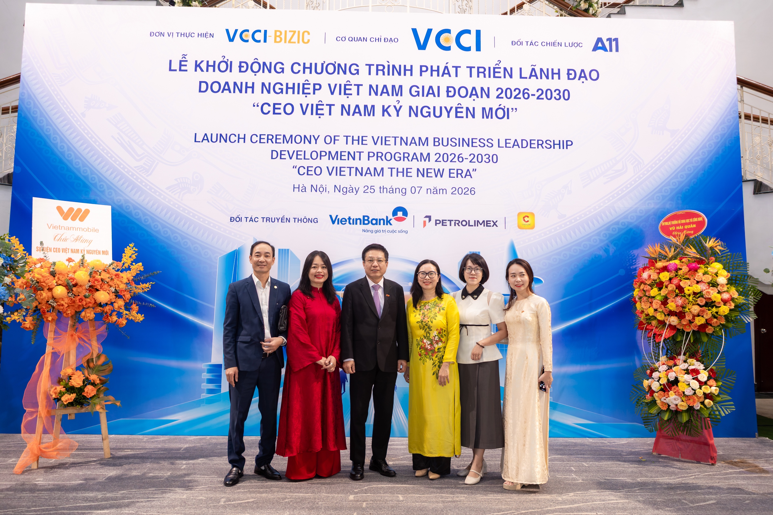 Lễ khởi động Chương trình phát triển lãnh đạo Doanh nghiệp Việt Nam “CEO Việt Nam Kỷ nguyên mới” 25/7/2026