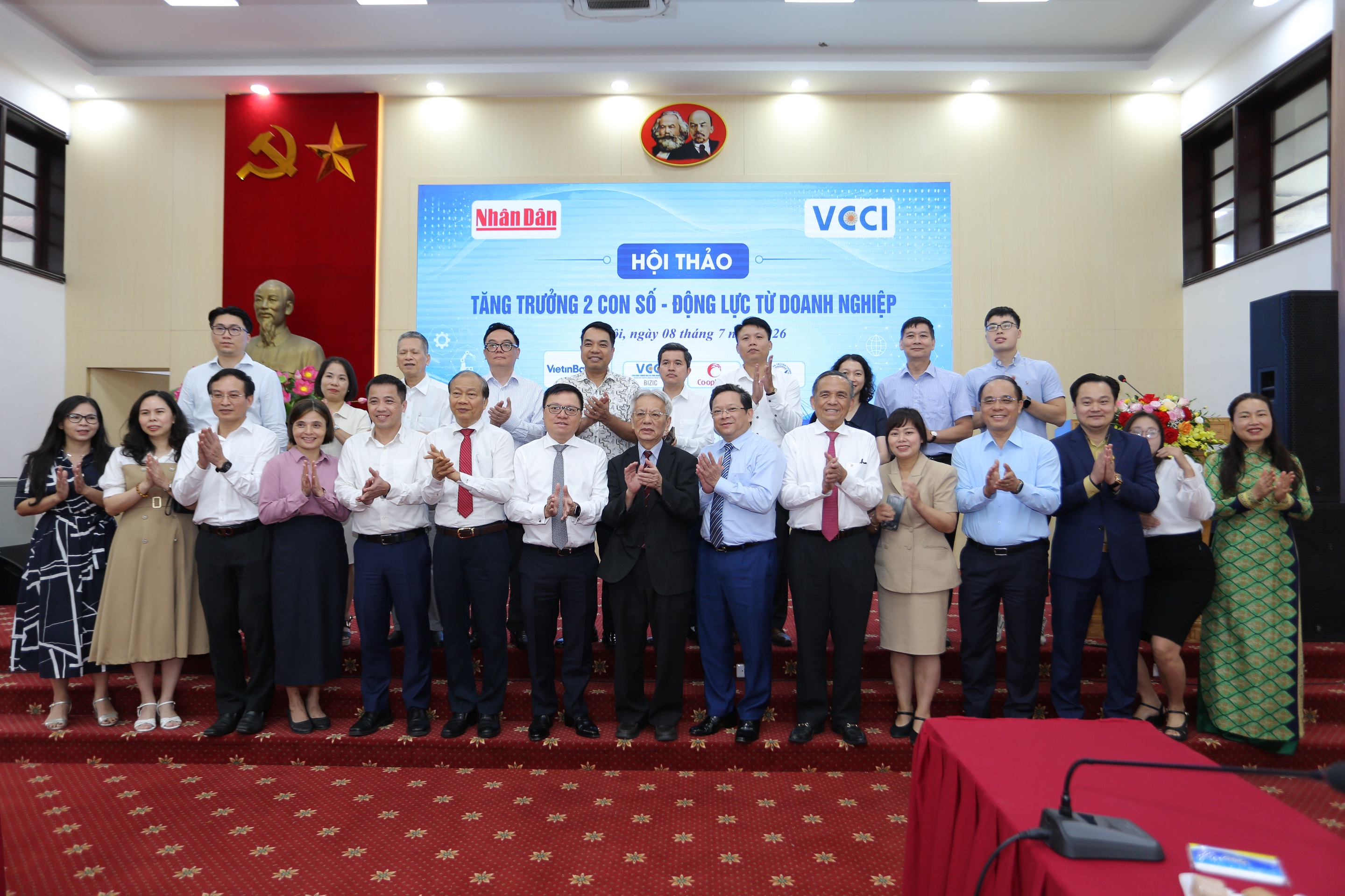 Hội thảo Tăng trưởng 2 con số - Động lực từ Doanh nghiệp 8/7/2026
