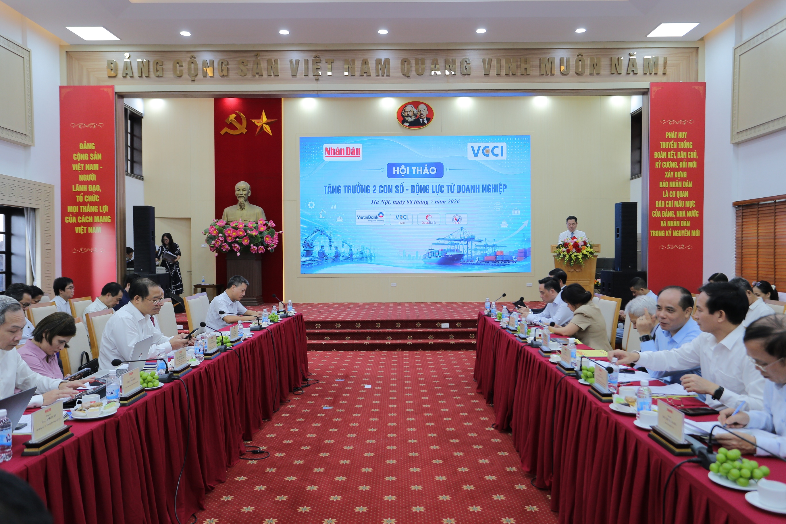 Hội thảo Tăng trưởng 2 con số - Động lực từ Doanh nghiệp 8/7/2026