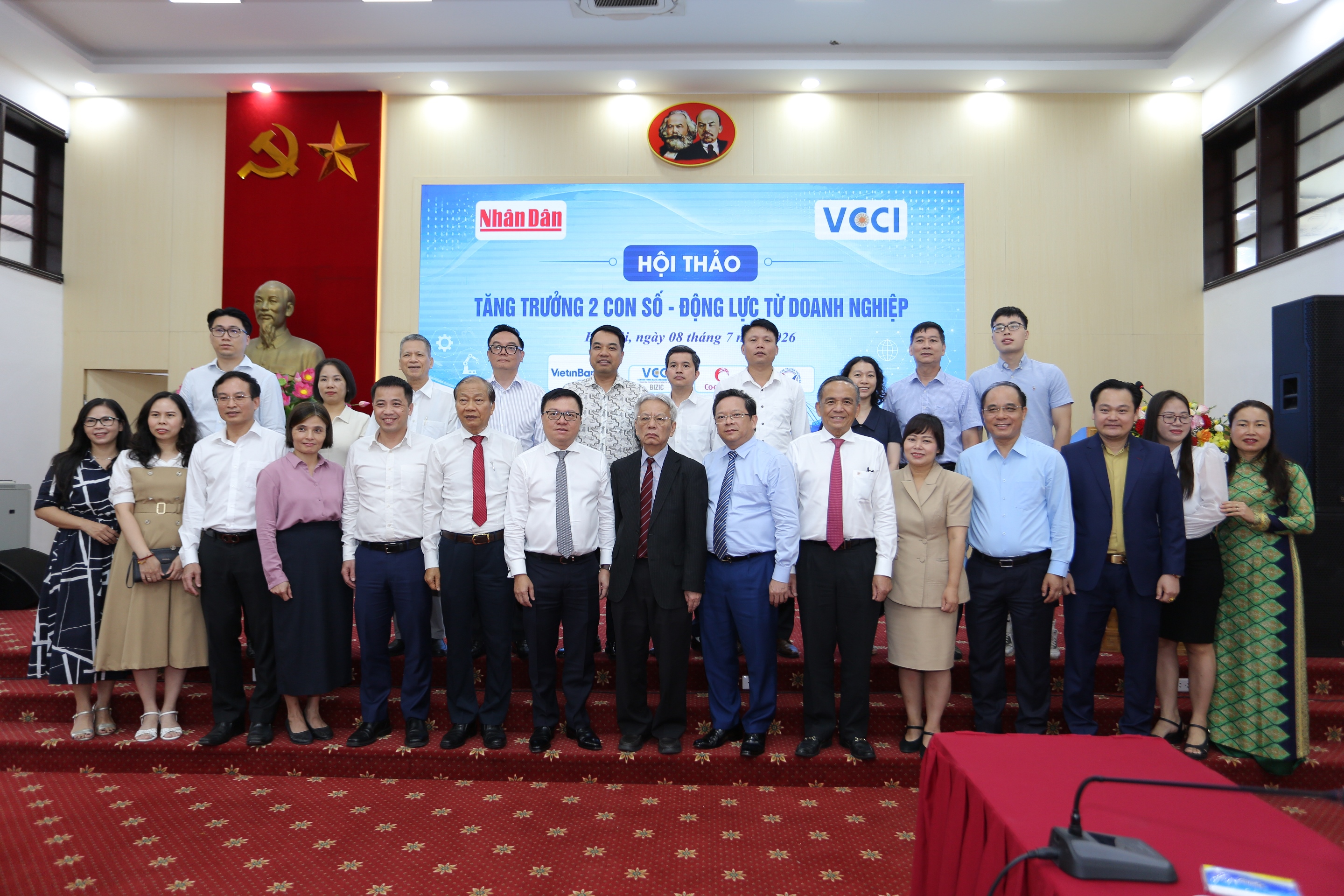 Hội thảo Tăng trưởng 2 con số - Động lực từ Doanh nghiệp 8/7/2026