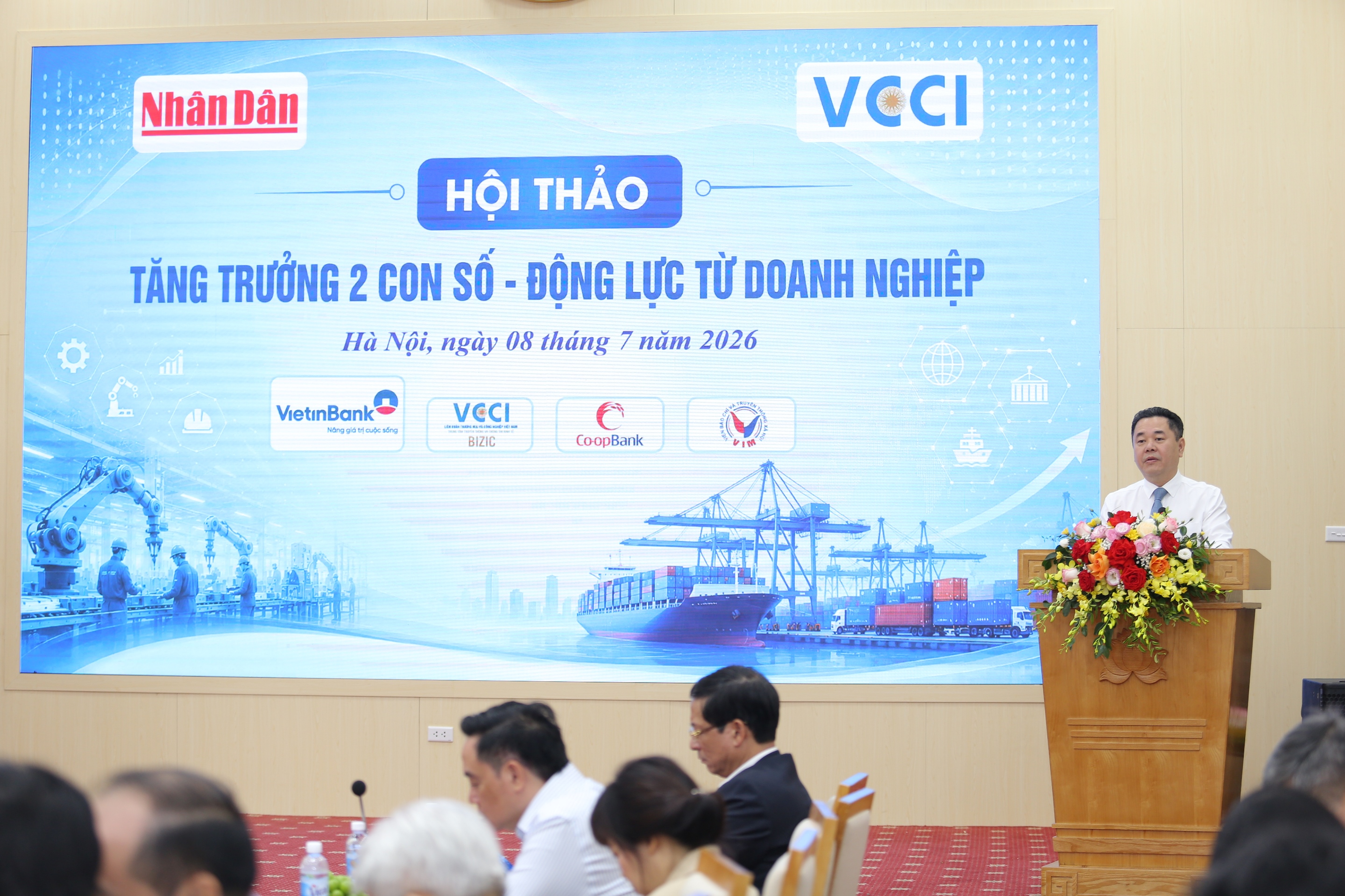 Hội thảo Tăng trưởng 2 con số - Động lực từ Doanh nghiệp 8/7/2026