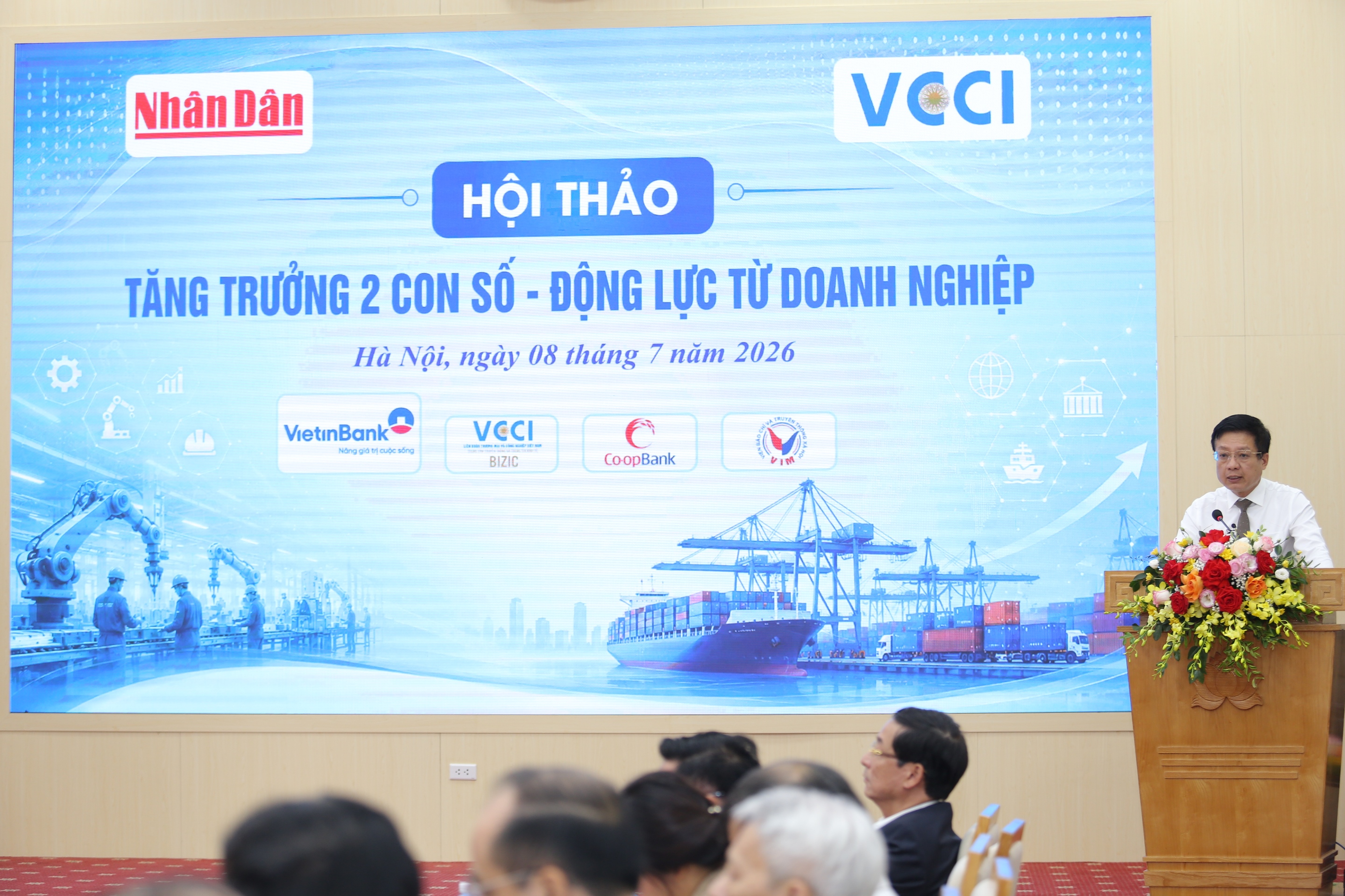 Hội thảo Tăng trưởng 2 con số - Động lực từ Doanh nghiệp 8/7/2026
