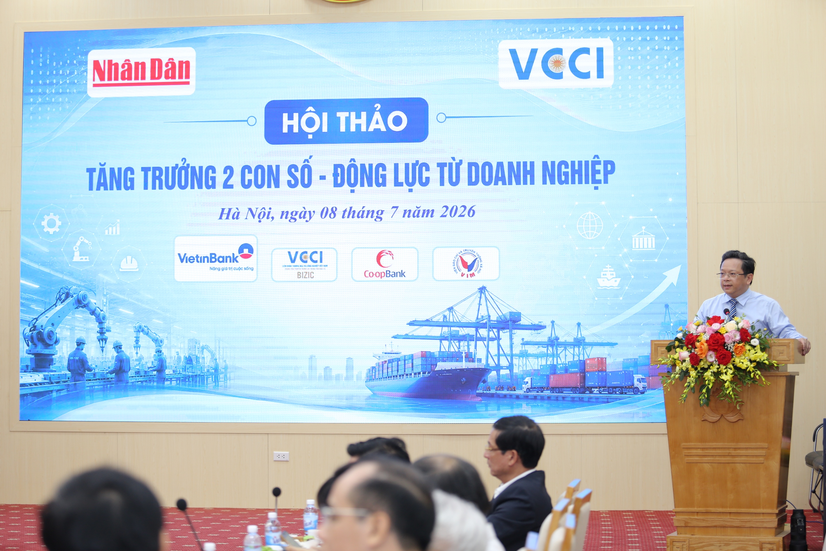 Hội thảo Tăng trưởng 2 con số - Động lực từ Doanh nghiệp 8/7/2026