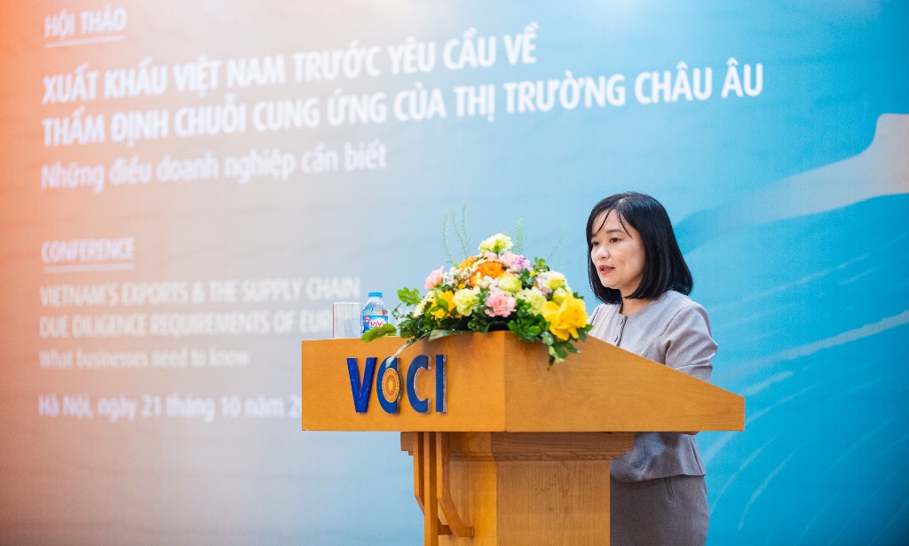 [VCCI - Ban Pháp chế] Xuất khẩu Việt Nam trước yêu cầu về thẩm định chuỗi cung ứng của thị trường châu Âu 21/10/2025