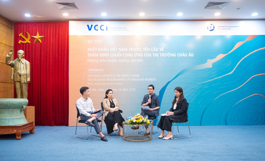 [VCCI - Ban Pháp chế] Xuất khẩu Việt Nam trước yêu cầu về thẩm định chuỗi cung ứng của thị trường châu Âu 21/10/2025