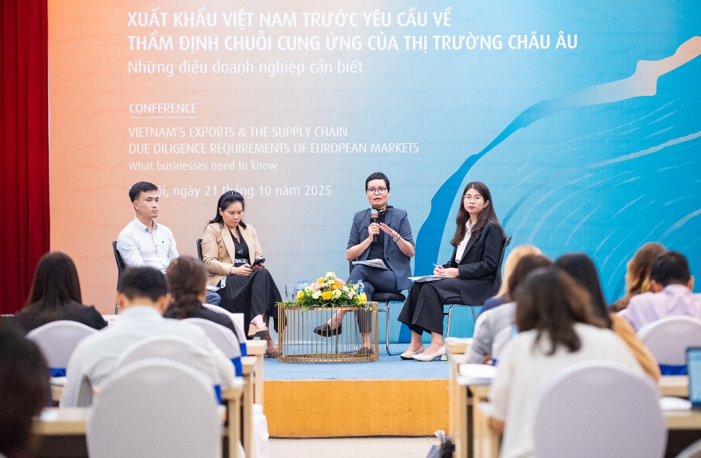 [VCCI - Ban Pháp chế] Xuất khẩu Việt Nam trước yêu cầu về thẩm định chuỗi cung ứng của thị trường châu Âu 21/10/2025