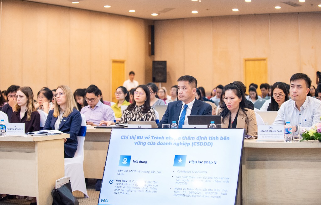 [VCCI - Ban Pháp chế] Xuất khẩu Việt Nam trước yêu cầu về thẩm định chuỗi cung ứng của thị trường châu Âu 21/10/2025