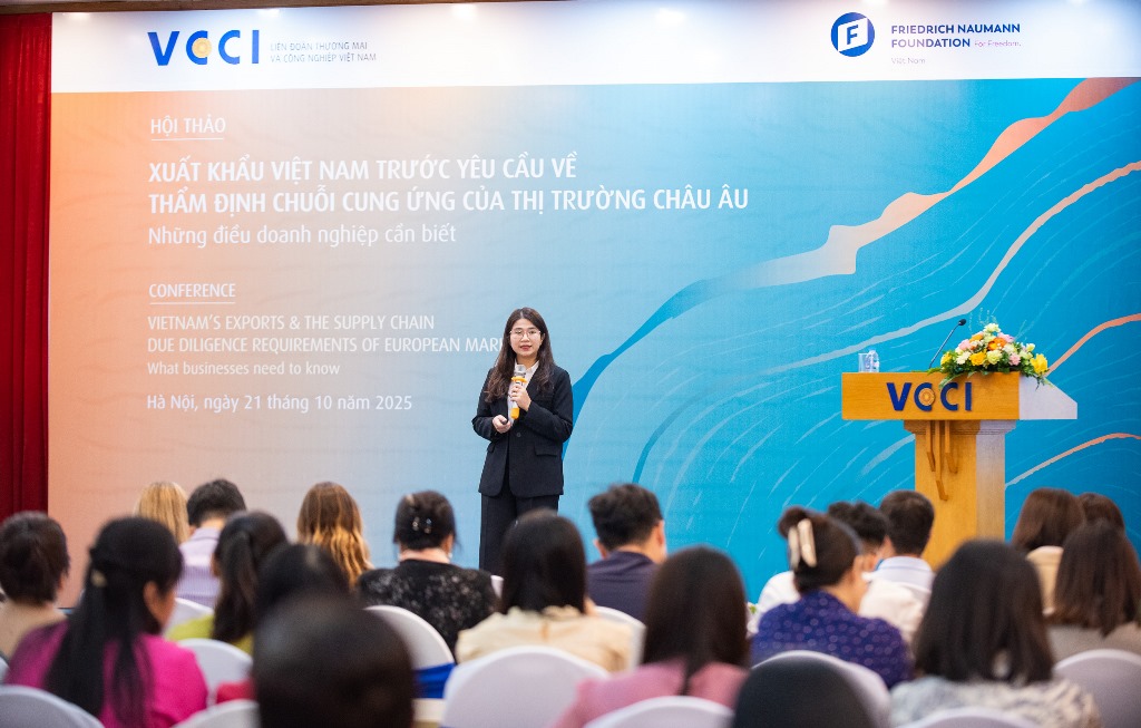 [VCCI - Ban Pháp chế] Xuất khẩu Việt Nam trước yêu cầu về thẩm định chuỗi cung ứng của thị trường châu Âu 21/10/2025
