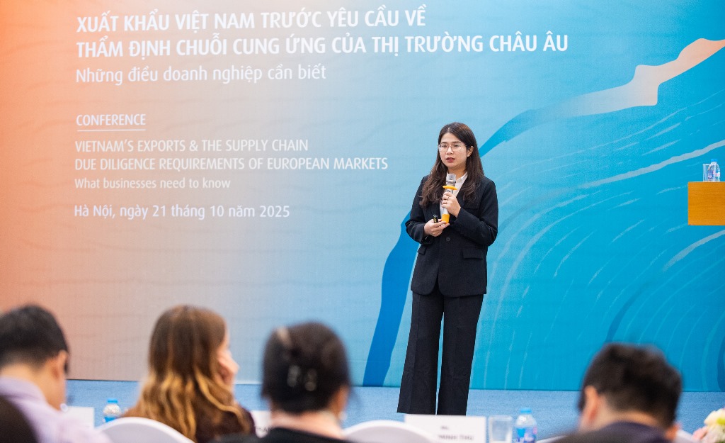 [VCCI - Ban Pháp chế] Xuất khẩu Việt Nam trước yêu cầu về thẩm định chuỗi cung ứng của thị trường châu Âu 21/10/2025