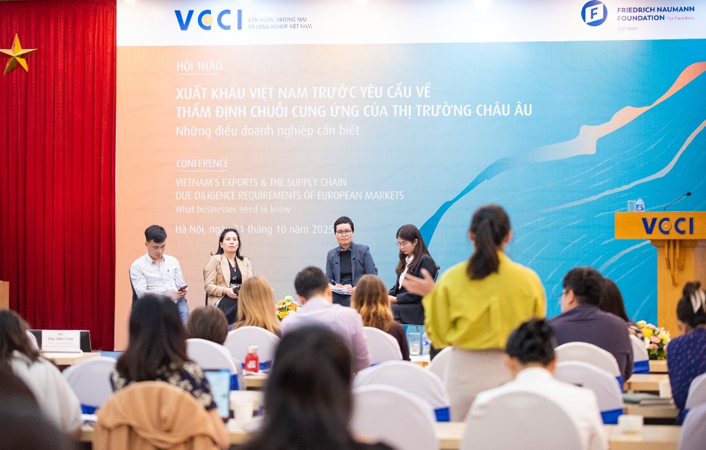 [VCCI - Ban Pháp chế] Xuất khẩu Việt Nam trước yêu cầu về thẩm định chuỗi cung ứng của thị trường châu Âu 21/10/2025