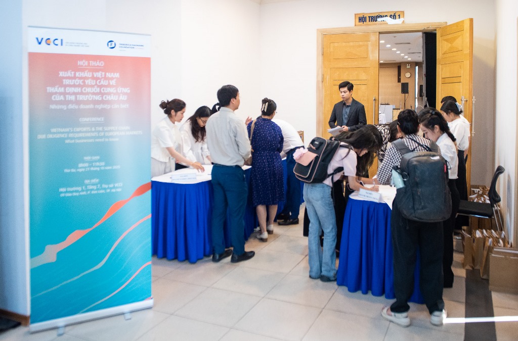 [VCCI - Ban Pháp chế] Xuất khẩu Việt Nam trước yêu cầu về thẩm định chuỗi cung ứng của thị trường châu Âu 21/10/2025