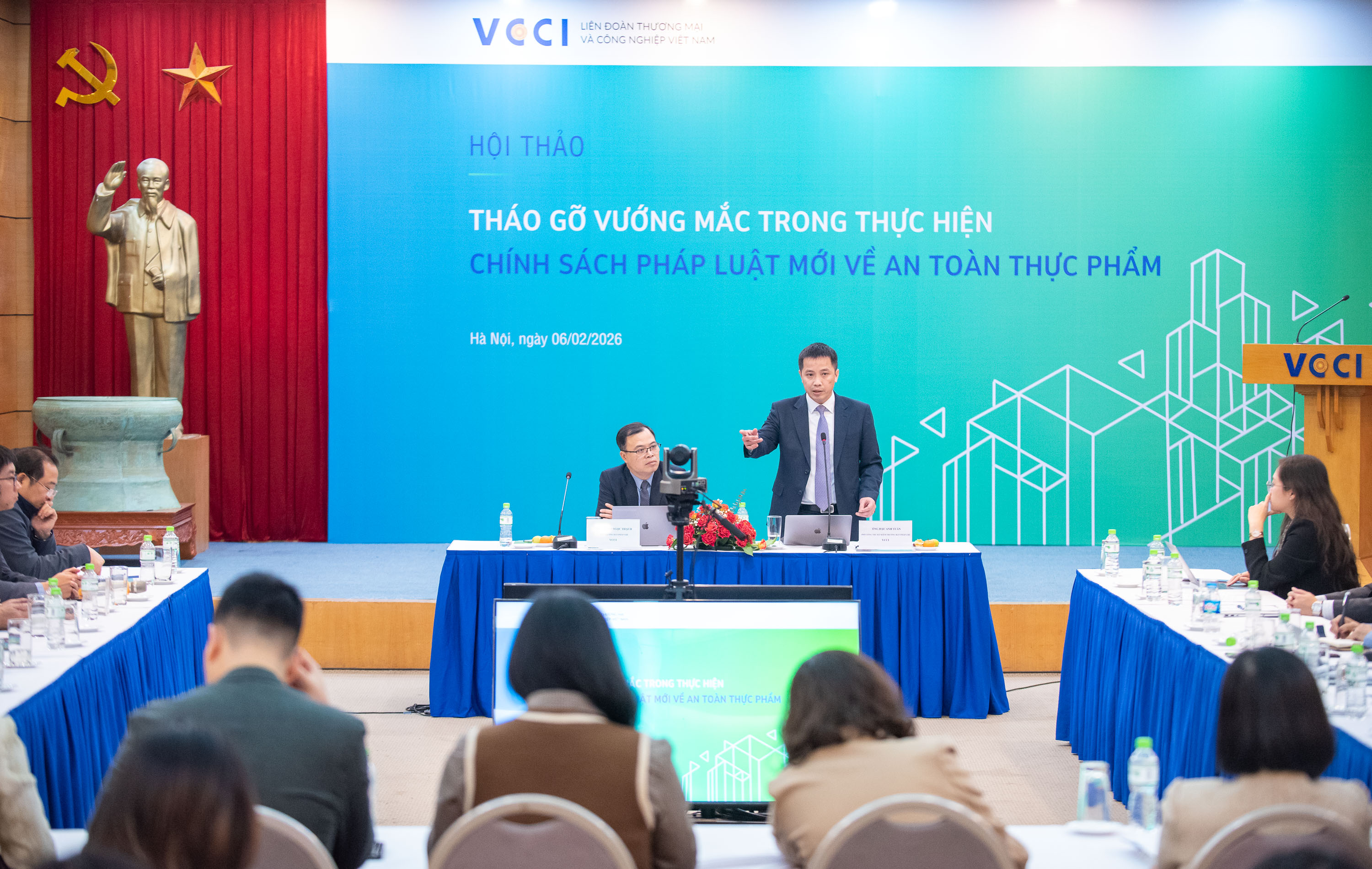 Hội thảo tháo gỡ vướng mắc trong thực hiện chính sách pháp luật mới về an toàn thực phẩm 06/2/2026