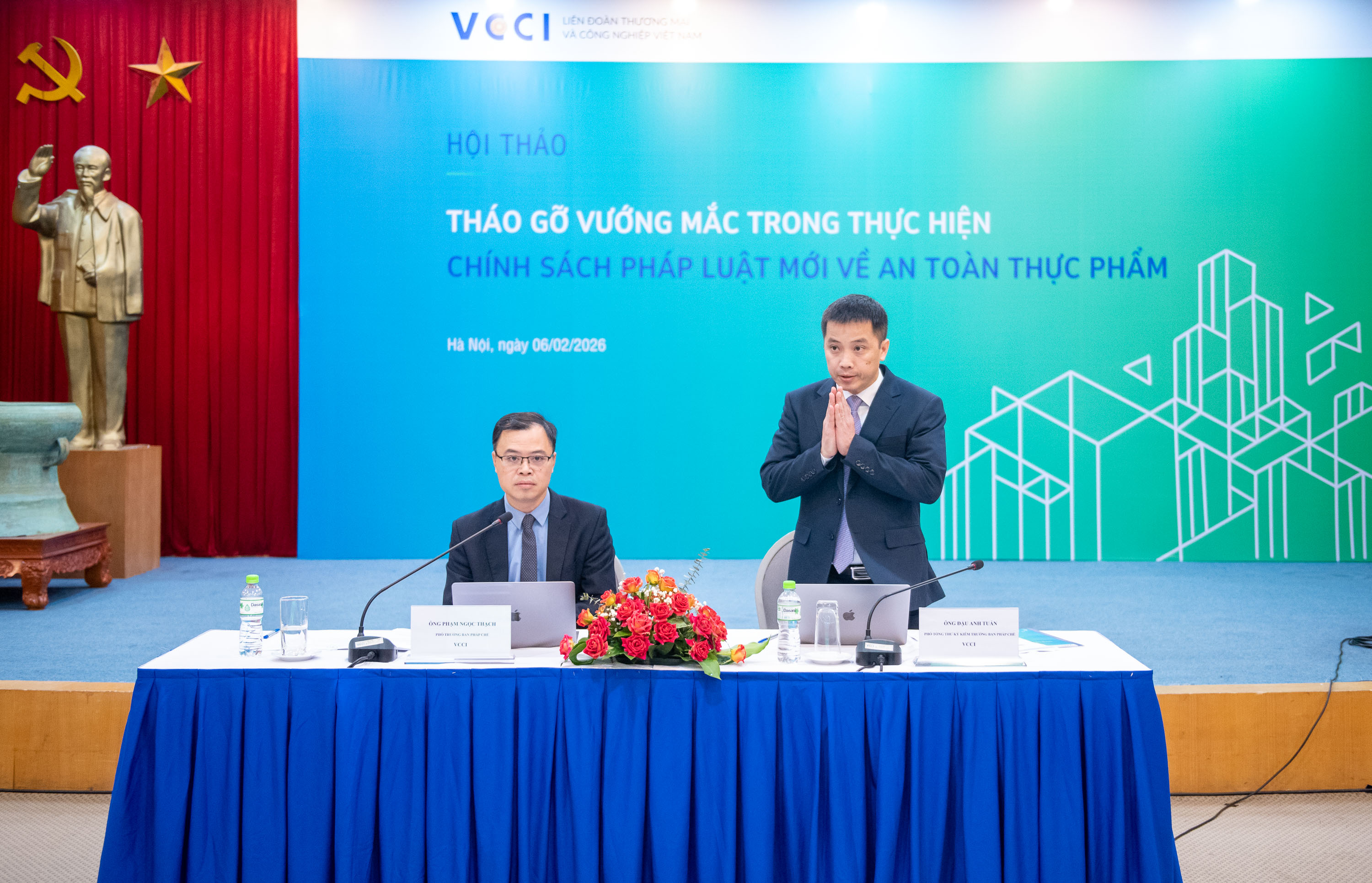 Hội thảo tháo gỡ vướng mắc trong thực hiện chính sách pháp luật mới về an toàn thực phẩm 06/2/2026