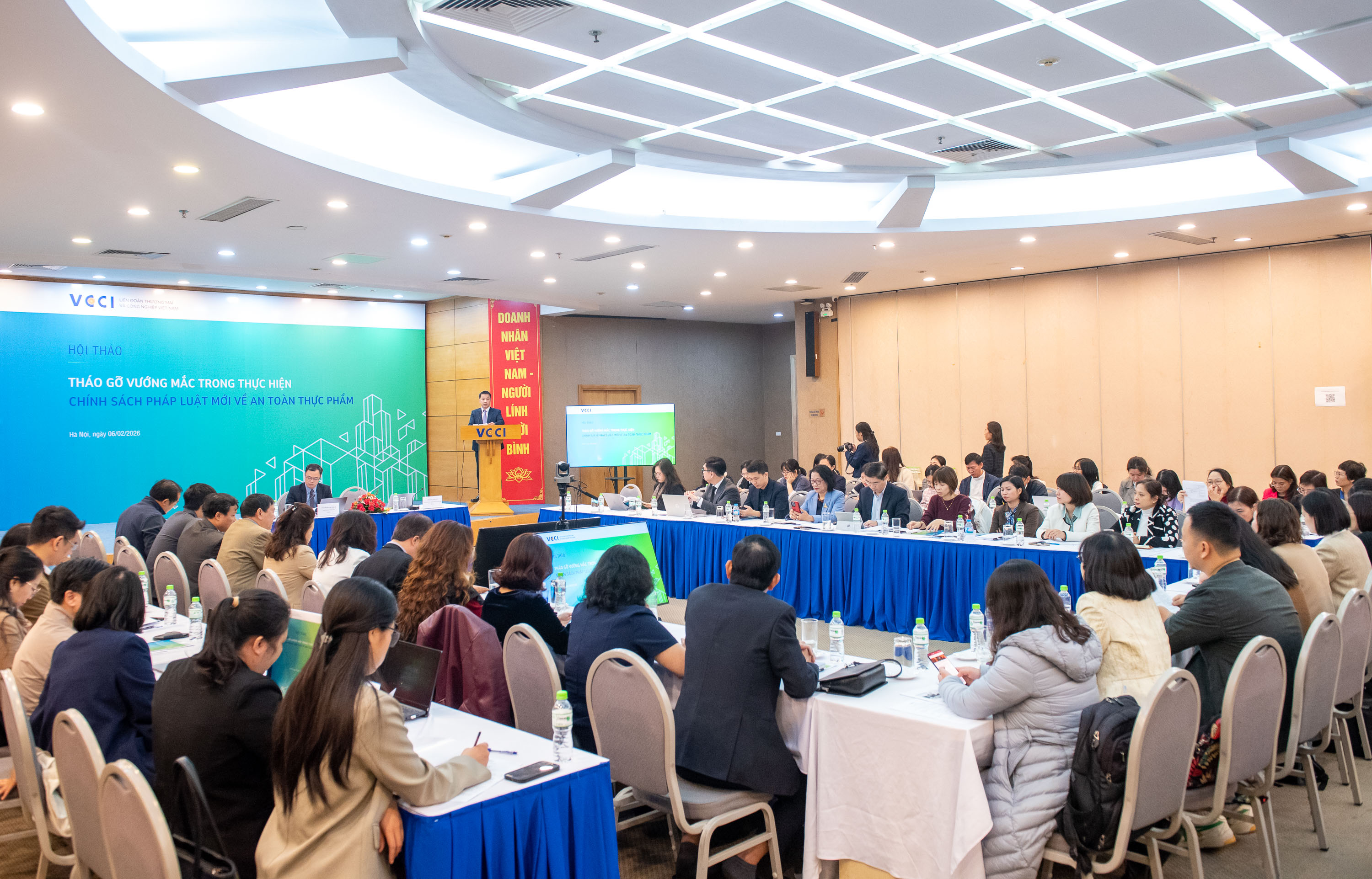 Hội thảo tháo gỡ vướng mắc trong thực hiện chính sách pháp luật mới về an toàn thực phẩm 06/2/2026