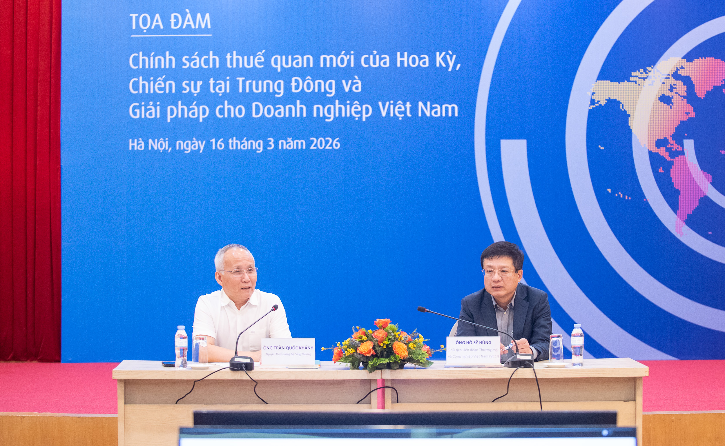 Tọa đàm: Chính sách thuế quan mới của Hoa Kỳ, Chiến sự ở Trung Đông và Giải pháp cho Doanh nghiệp Việt Nam 16/3/2026