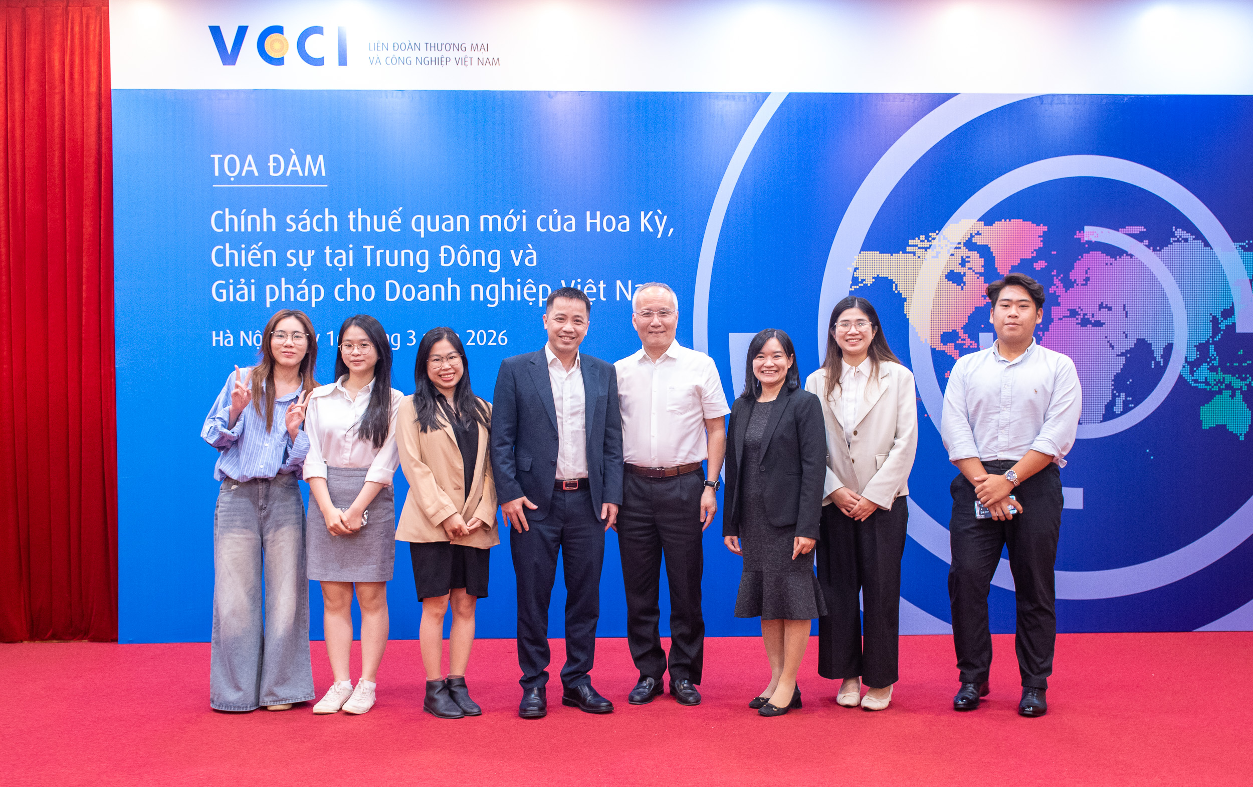 Tọa đàm: Chính sách thuế quan mới của Hoa Kỳ, Chiến sự ở Trung Đông và Giải pháp cho Doanh nghiệp Việt Nam 16/3/2026