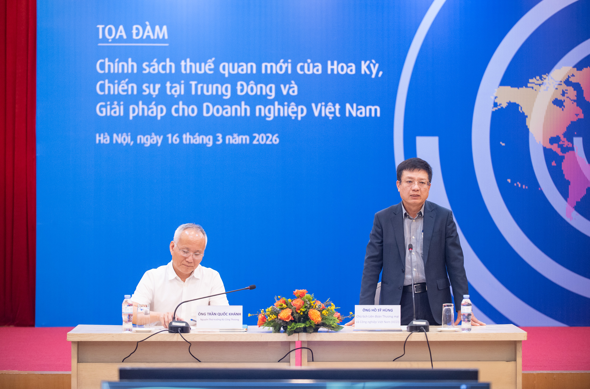 Tọa đàm: Chính sách thuế quan mới của Hoa Kỳ, Chiến sự ở Trung Đông và Giải pháp cho Doanh nghiệp Việt Nam 16/3/2026