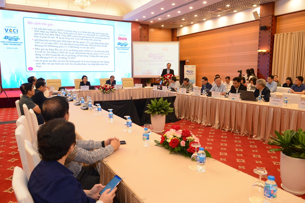 Diễn đàn Doanh nghiệp 2024: Khơi thông động lực tăng trưởng mới 12/4/2024