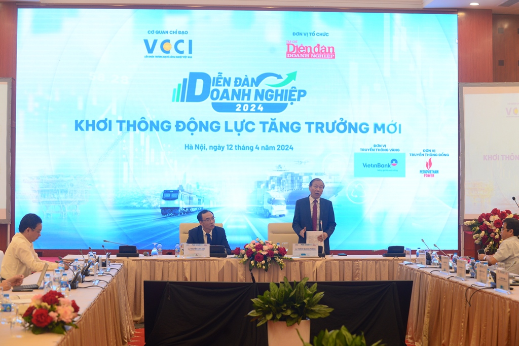 Diễn đàn Doanh nghiệp 2024: Khơi thông động lực tăng trưởng mới 12/4/2024