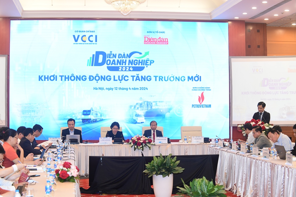 Diễn đàn Doanh nghiệp 2024: Khơi thông động lực tăng trưởng mới 12/4/2024