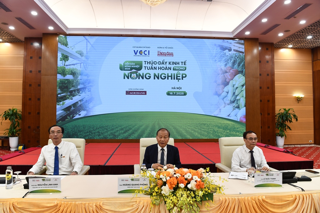 DIỄN ĐÀN NÔNG NGHIỆP 2025: Thúc đẩy kinh tế tuần hoàn trong nông nghiệp 16/7/2025
