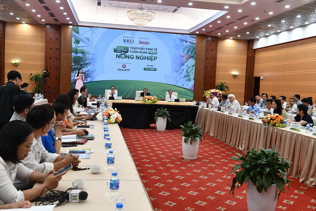 DIỄN ĐÀN NÔNG NGHIỆP 2025: Thúc đẩy kinh tế tuần hoàn trong nông nghiệp 16/7/2025